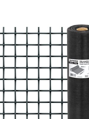 TEMO-15FN.jpg 44997 - Rollo de 30 m x 1.5 m malla mosquitera fibra de vidrio negra