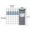 44963 - Rollo de 30 m x 1.7 m de malla mosquitera plástica gris