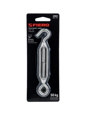 TEN-1-4AE1.jpg 44054 - Tensor zinc 1/4' gancho-argolla, Fiero