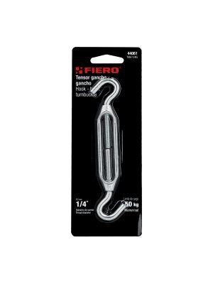 44061 - Tensor zinc 1/4' gancho-gancho, Fiero