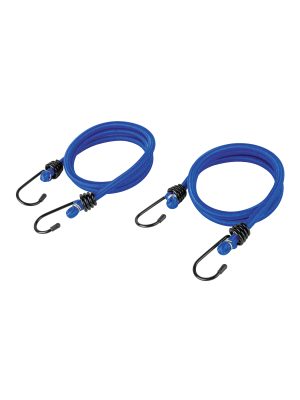 25093 - Bolsa con 2 tensores elásticos azules de 90 cm, Pretul