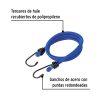 TENS-2LFC1.jpg 25093 - Bolsa con 2 tensores elásticos azules de 90 cm, Pretul