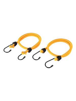 25092 - Bolsa con 2 tensores elásticos amarillos de 60 cm, Pretul