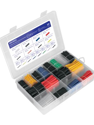 45367 - Juego de 580 piezas de Tubo Termocontráctil, VOLTECK