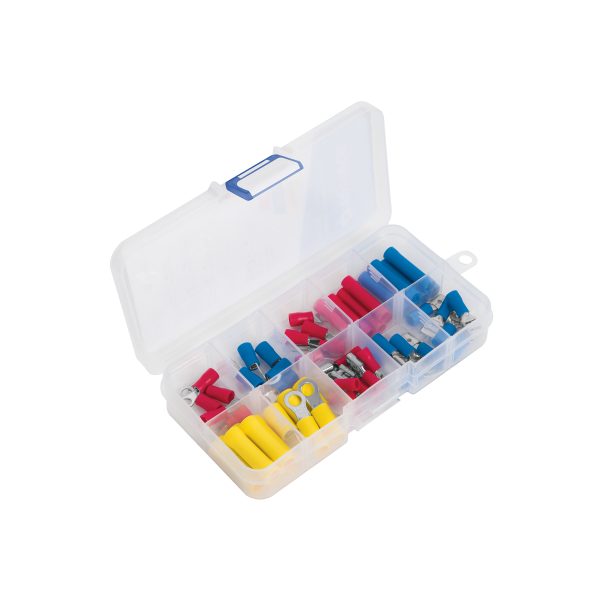 48142 - Juego de 55 terminales aisladas para cable, Volteck