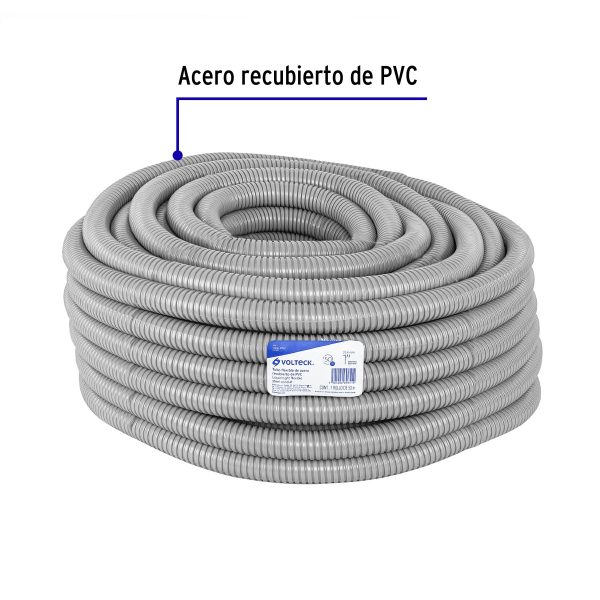 47323 - Rollo de 50 m de tubo flexible liquid tight de 1', Volteck