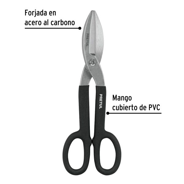 26051 - Tijera para hojalatero 12', Pretul
