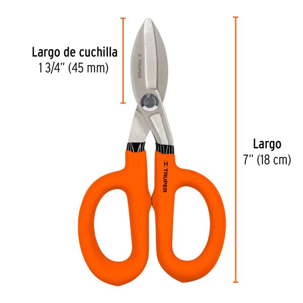 18520 - Tijera para hojalatero 7', Truper