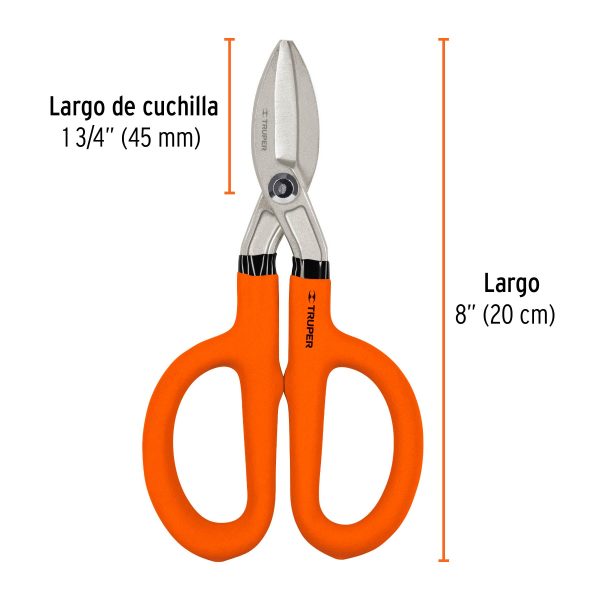 18500 - Tijera para hojalatero 8', Truper