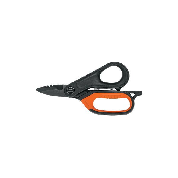 103717 - Tijera para electricista, 6', acero inox, oxido negro, EXPER