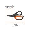 103717 - Tijera para electricista, 6', acero inox, oxido negro, EXPER