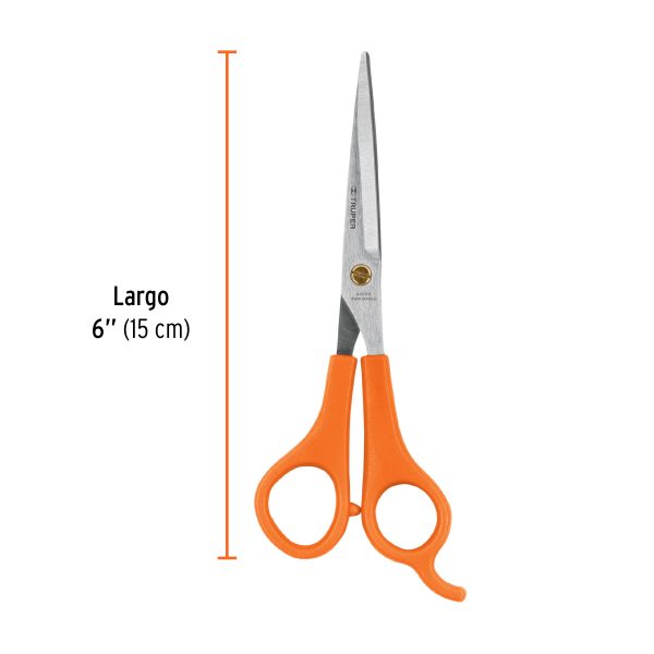 TIPE-6FC2.jpg 18491 - Tijera 6' acero inox con gancho, para estilista, TRUPER