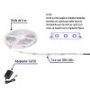 44028 - Tira de LED de 5 m 16 W para interior y exterior, verde