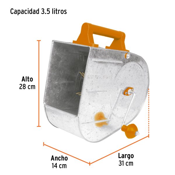 13008 - Tirolera galvanizada profesional, Truper