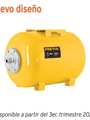TN-HN-1-2X50P.jpg 27041 - Tanque hidroneumático horizontal, 50 litros, PRETUL