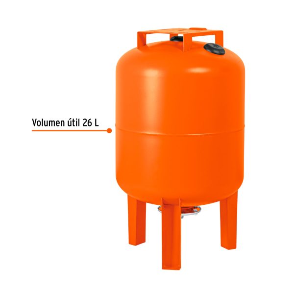 104112 - Tanque hidroneumático horizontal, 24 litros, TRUPER