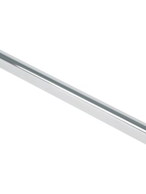 48977 - Tubo ovalado para clóset, 3.0 m, acero cromado, HERMEX