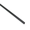 46584 - Tubo ovalado de 3.0 m negro para closet, HERMEX