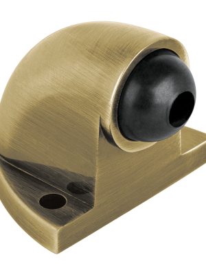 48399 - Tope tipo codo para puerta,latón antiguo, HERMEX