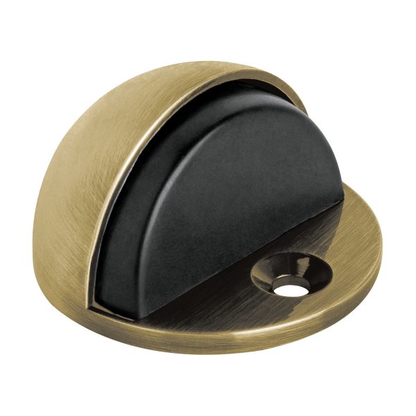 48398 - Tope tipo domo para puerta,latón antiguo, HERMEX