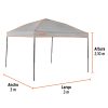 66075 - Toldo plegable de 3 x 3 m, Truper