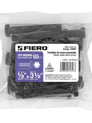TOR5-1-2X3-1-2E1.jpg 44804 - Bolsa con 20 tornillos 1/2' x 3-1/2' acero grado 5, FIERO