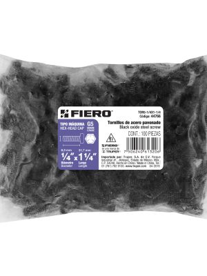 TOR5-1-4X1-1-4E1.jpg 44766 - Bolsa con 100 tornillos 1/4' x 1-1/4' acero grado 5, FIERO