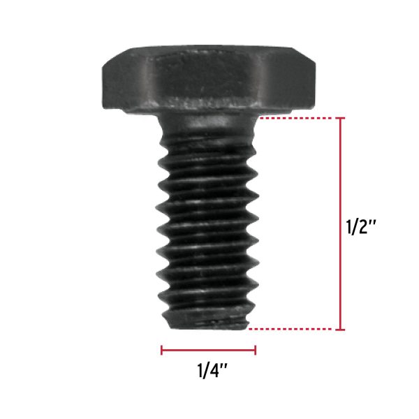 44763 - Bolsa con 150 tornillos 1/4' x 1/2' acero grado 5, FIERO