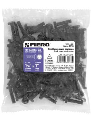 TOR5-1-4X1E1.jpg 44765 - Bolsa con 100 tornillos 1/4' x 1' acero grado 5, FIERO