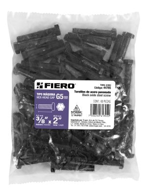 TOR5-3-8X2E1.jpg 44785 - Bolsa con 60 tornillos 3/8' x 2' acero grado 5, FIERO