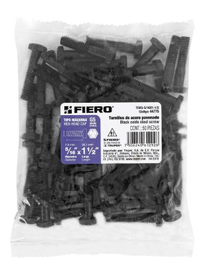 TOR5-5-16X1-1-2E1.jpg 44775 - Bolsa con 50 tornillos 5/16' x 1-1/2' acero grado 5, FIERO