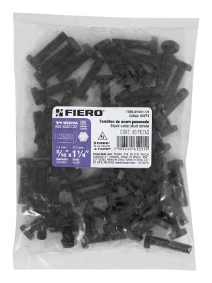 TOR5-5-16X1-1-4E1.jpg 44774 - Bolsa con 60 tornillos 5/16' x 1-1/4' acero grado 5, FIERO