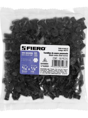 TOR5-5-16X1-2E1.jpg 44771 - Bolsa con 100 tornillos 5/16' x 1/2' acero grado 5, FIERO
