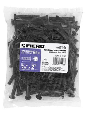 TOR5-5-16X2E1.jpg 44776 - Bolsa con 80 tornillos 5/16' x 2' acero grado 5, FIERO