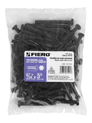 TOR5-5-16X3E1.jpg 44778 - Bolsa con 60 tornillos 5/16' x 3' acero grado 5, FIERO