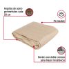 45765 - Toldo raschel beige de 4 m, 90% sombra, ancho 3 m, FIERO