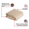 45763 - Toldo raschel beige de 6 m, 90% sombra, ancho 4 m, FIERO