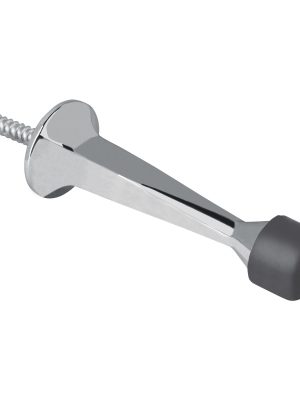 43787 - Tope recto para puerta, acabado cromo, HERMEX