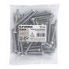 44562 - Bolsa con 50 tornillos 1/4' x 2-1/2' tipo máquina, FIERO