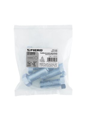 44702 - Bolsa con 6 tornillos 3/4' x 2' tipo máquina, FIERO