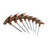 100935 - Juego de 8 llaves torx extralargas con mango T, TRUPER