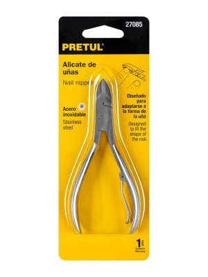 27085 - Alicate 5' de acero inoxidable para uñas, Pretul