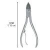 27085 - Alicate 5' de acero inoxidable para uñas, Pretul