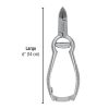 27086 - Alicate 6' de acero inoxidable para pedicure, Pretul