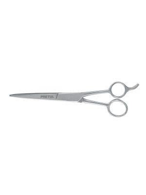 23178 - Tijera 7-1/2' acero inox con gancho, para estilista, PRETUL