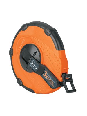 12638 - Cinta métrica larga 20m fibra de vidrio, carcasa plástica