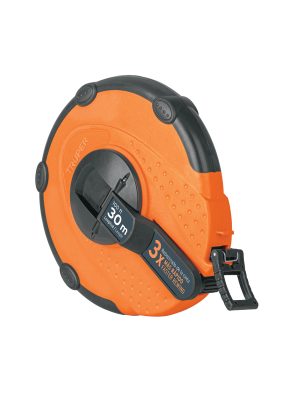 12639 - Cinta métrica larga 30m fibra de vidrio, carcasa plástica