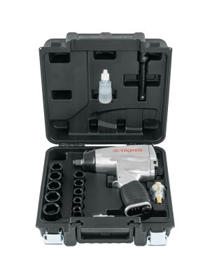 19372 - Kit de llave (pistola) de impacto 1/2', estuche plástico