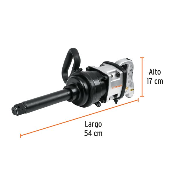 11186 - Llave (pistola) de impacto neumática 1', ind, TRUPER
