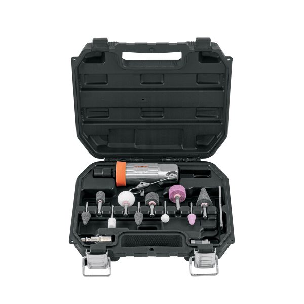 16887 - Kit de mini esmeriladora 1/4' con estuche plástico, Truper